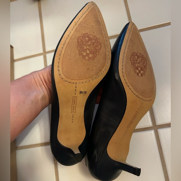 Womens leather navy blue Vince Camuto, size 8 - Picture 4 of 7